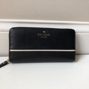Kate Spade Leather Black Wallet